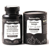 Himalayan Shilajit Sea Moss, Ashwagandha, Black Pepper