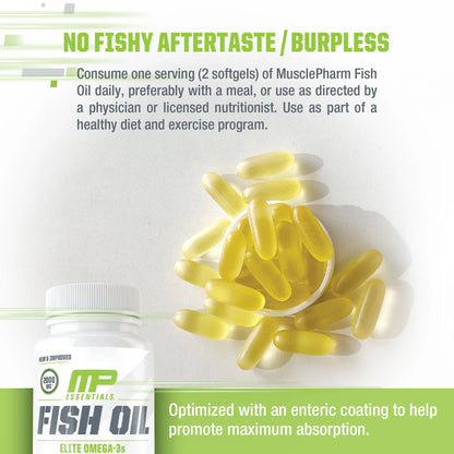 Essentials®, Fish Oil, 60 Softgels (1,000 Mg per Softgel)