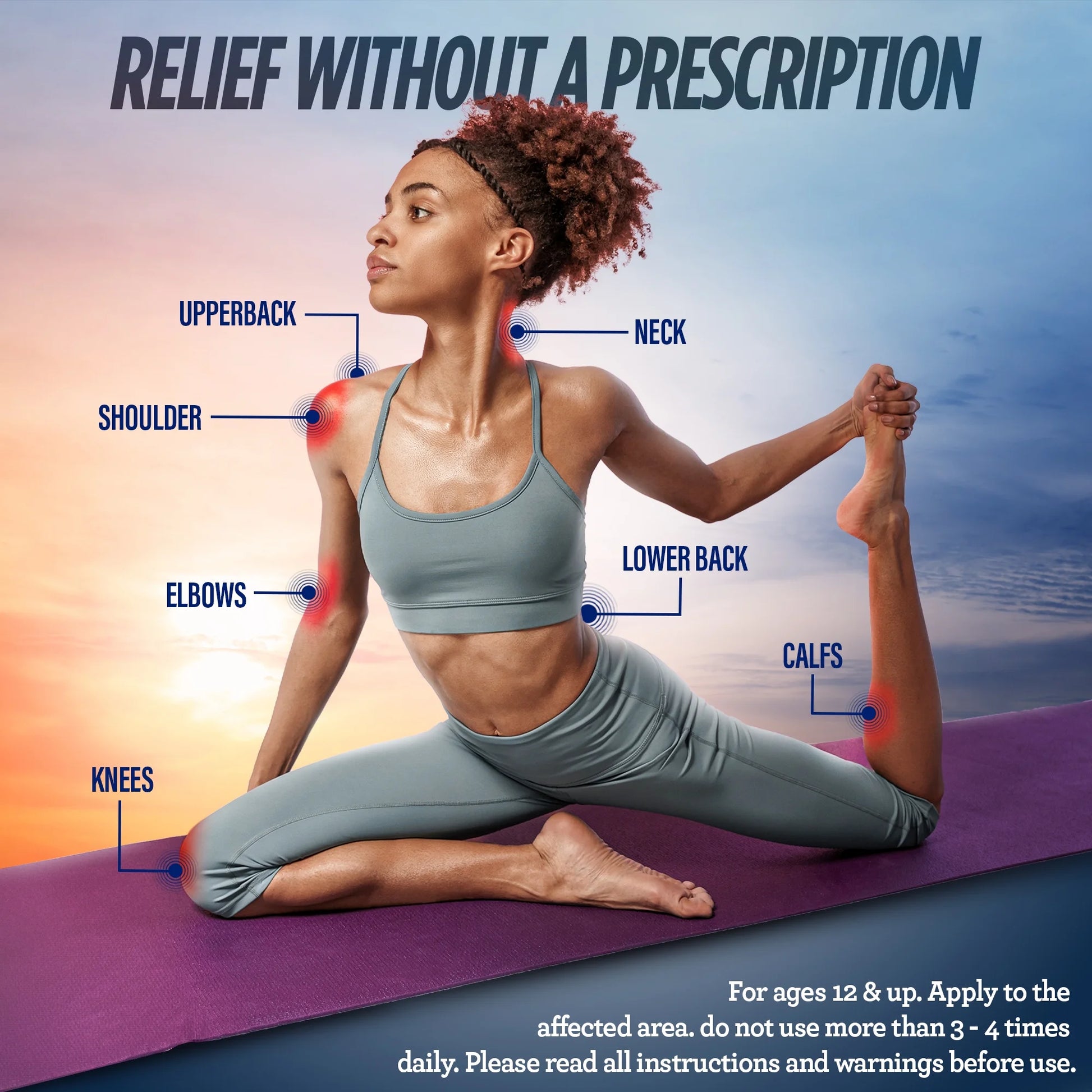 Magnesium Oil Spray for Muscle Relief & Soothing Aches - Quick Absorbing- 2Oz