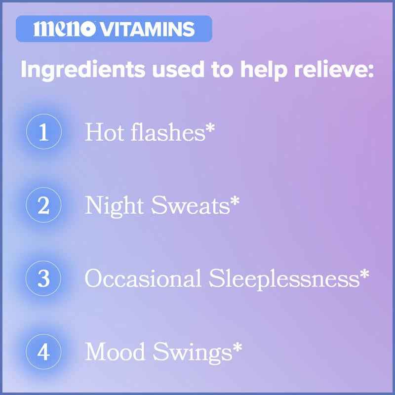 Menopause Supplements with Black Cohosh & Ashwagandha