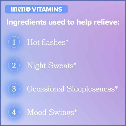 Menopause Supplements with Black Cohosh & Ashwagandha