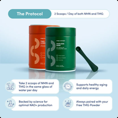 Revitalize Your Energy with NMN Powder - 3-Month NAD+ Booster Supply