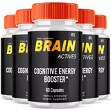 Brain Actives - Ultimate Nootropic Cognitive Support (5 Pack) for Enhanced Focus and Clarity